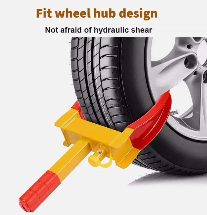 Heavy Duty Security Wheel Clamp Clamps Locks for Caravan Car Van Trailer Lock UK