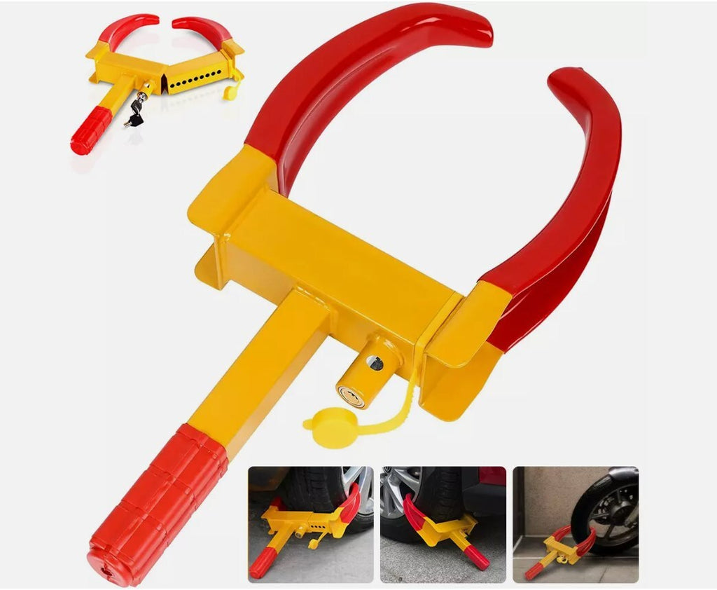 Heavy Duty Security Wheel Clamp Clamps Locks for Caravan Car Van Trailer Lock UK