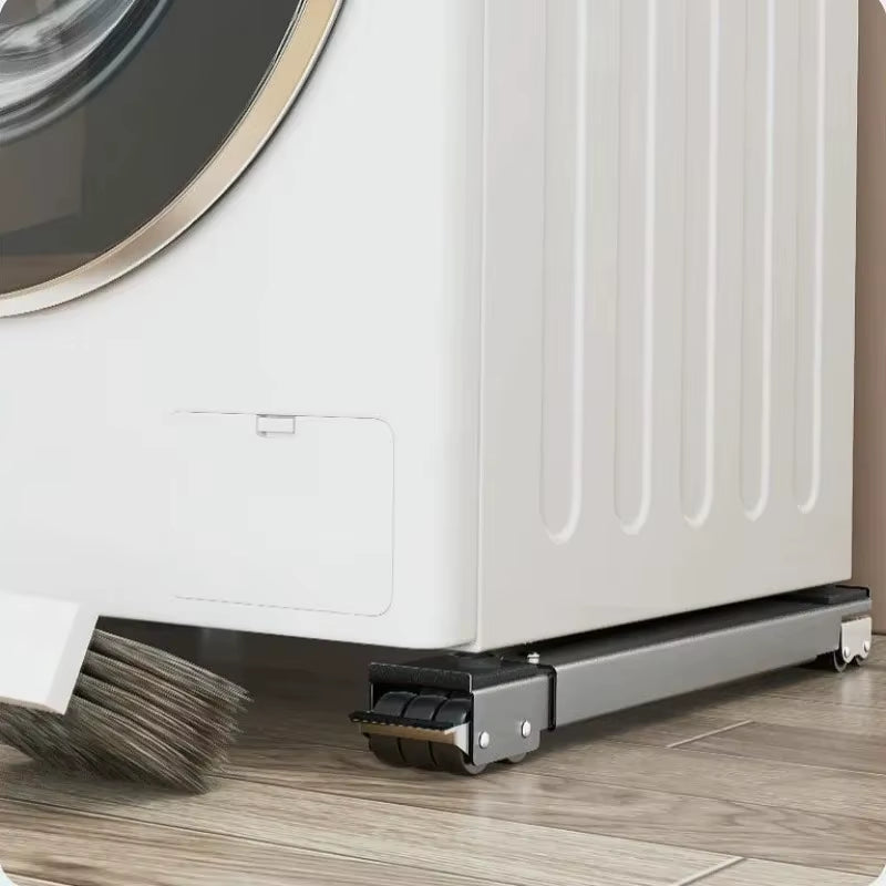 Adjustable Heavy Duty Appliance Rollers for Washer Washing Machine Stand Movable Refrigerator Raised Base Mobile Bracket Wheels
