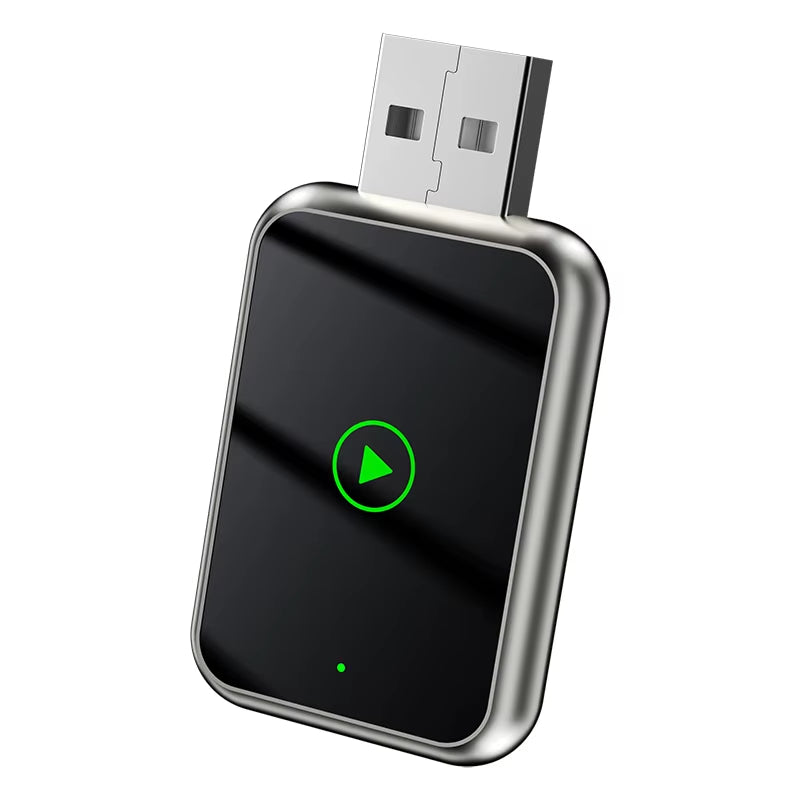 Wired to Wireless Carplay Adapter 2In1 Mini Android Auto Carplay Adapter for Apple with USB Plug and Play Wifi Fast Connect