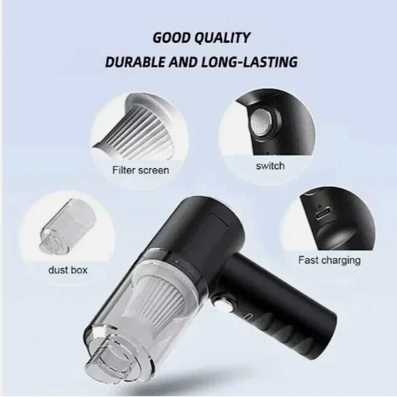 120W Cordless Hand Held Mini Portable Car Auto Home Wireless Vacuum Cleaner New