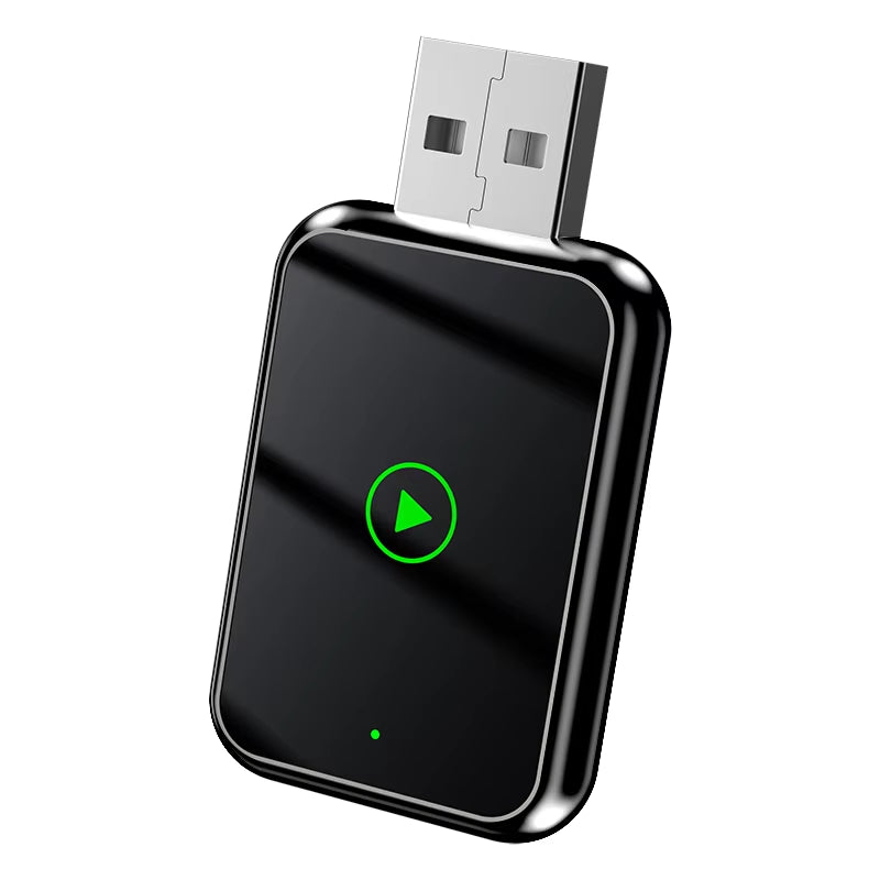 Wired to Wireless Carplay Adapter 2In1 Mini Android Auto Carplay Adapter for Apple with USB Plug and Play Wifi Fast Connect