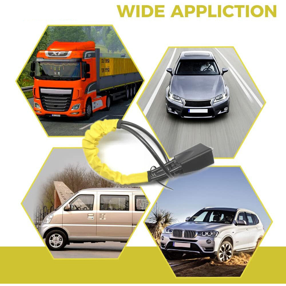 Seat Belt Lock Steering Wheel Lock Car Security Anti-Theft Device Yellow