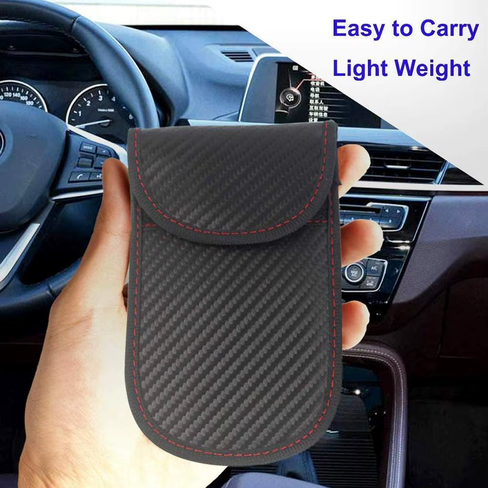 Card Car Keys Case FOB Signal Blocker Bag RFID Shielding Key Credit Card Bags Organizer for Privacy Protection