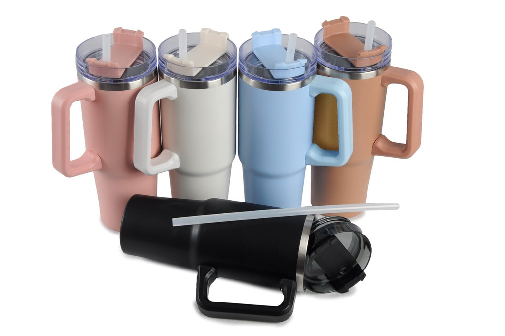 40 Oz Tumbler Cup with Straw Lid Insulated Stainless Steel Water Bottle Tumbler